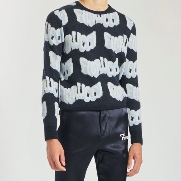 Fiorucci wavy long knit jumper - Picture 1 of 6
